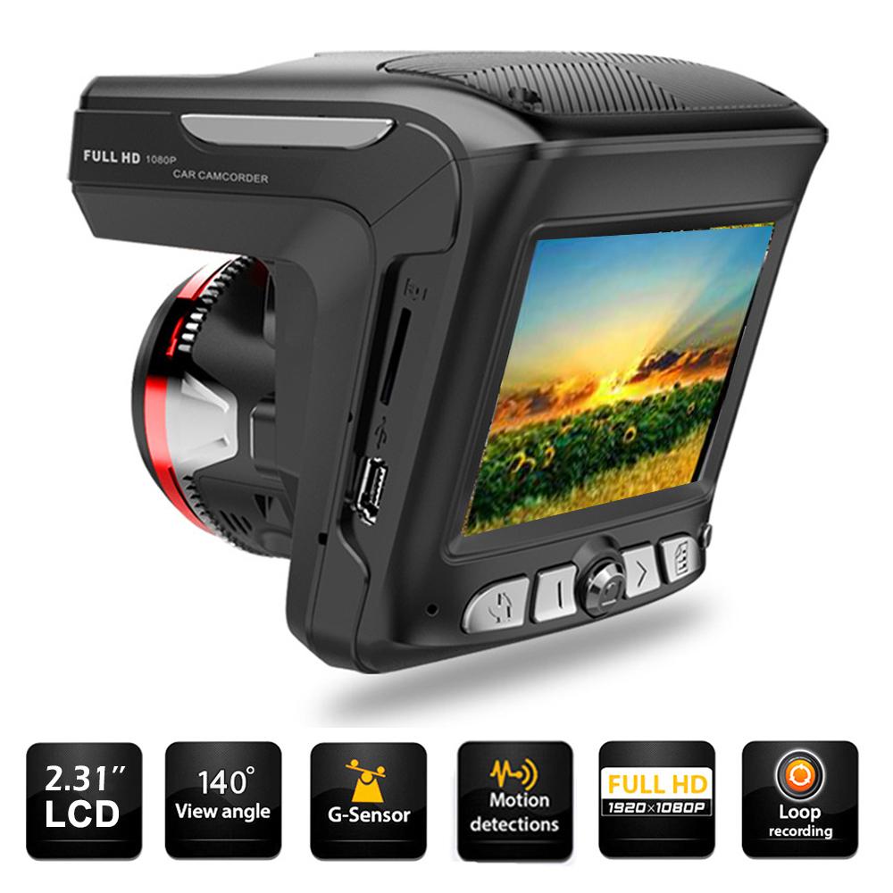 Автомобильный видеорегистратор, видеорегистратор, многофункциональная электронная сигнализация против собак/лазерного излучения, мобильный радар контроля скорости