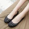 Summer Hollow Nurse Jelly Shoes Ladies Non-slip Flat Beach Shoes Mother Hole Sandals