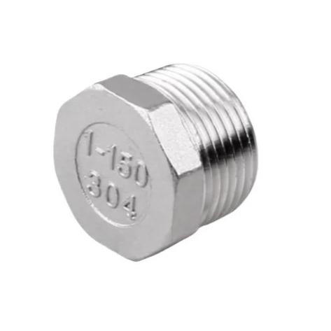1/8" 1/4" 3/8" 1/2" - 4" BSPT NPT Мужская Шестигранная Заглушка Колпачок Нержавеющая Сталь 201/304/316 Соединитель Трубопроводная Арматура Вода Газ Масло 225 PSI