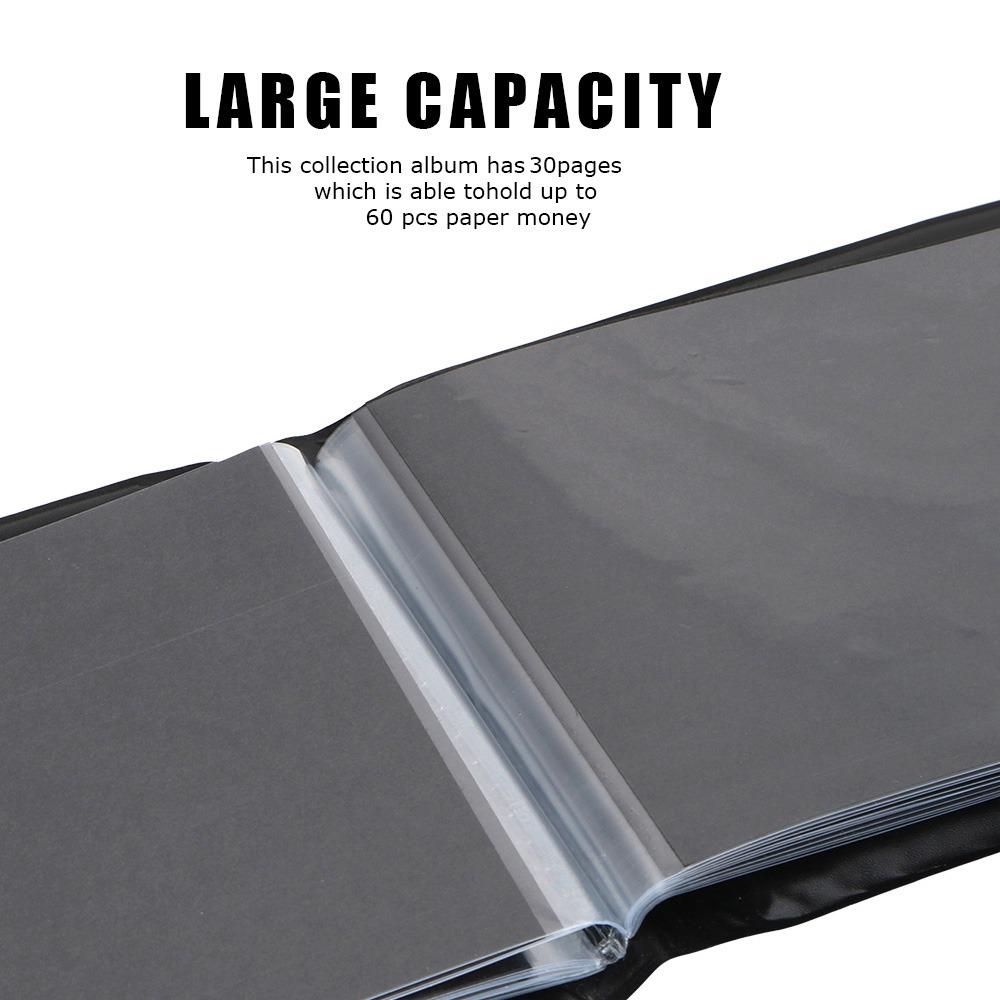 Альбом с вкладышами, карманы для сбора денег, защитный мешок для банкнот, сбор денег