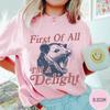 Retro Opossum T-shirt, Fun Retro Shirt, Patterned T-shirt, Fun Women's Aesthetic T-shirt