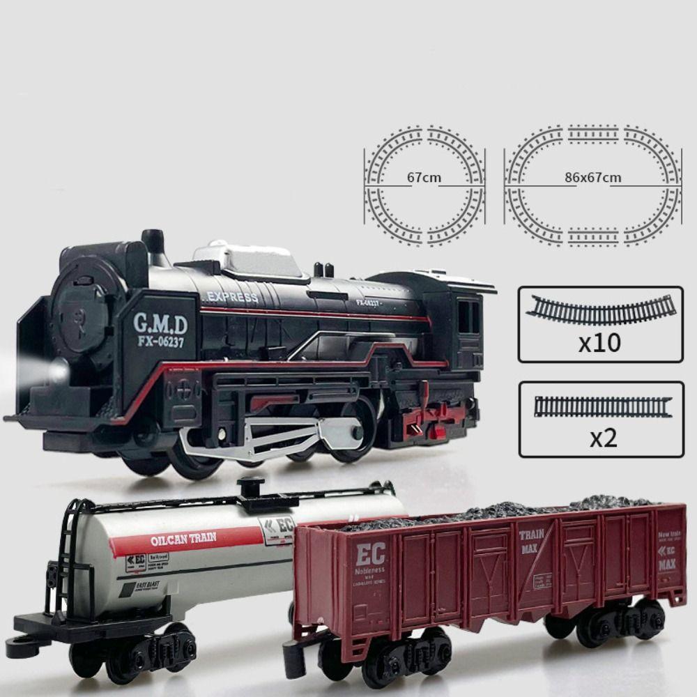 Комбинации Железнодорожный грузовой поезд Игрушка Моделирование Треки Железнодорожные пути Машины Дети Подарок Дети