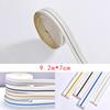 9M 3D Foam Wall Edge Strip Stickers Self-adhesive Corner Waist Line Background Wall Sticker Waterproof Decor Trim Line Skirting