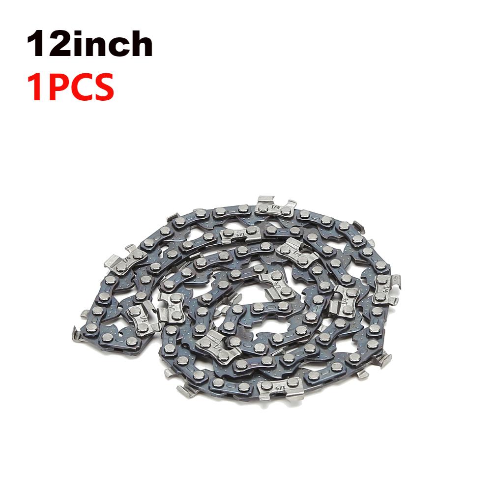 8/12 Inch Metal Saw Chain Spare Parts Electric Chainsaw Chain 3-1PCS Chainsaw Blades for Wood Branch Cutting Accessories