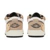 Jordan Air Jordan 1 Low top Vintage Basketball Shoes GS White Brown DZ5368-201(Team4-)