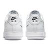 Nike Мужские кроссовки Air Force 1 Low Multi-Swoosh, белые, оранжевые, университетские, золотые, DM9096-100
