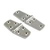 Durable Marine 316 Stainless Steel Flush Strap Hinge Door Hinge for Marine Fishing Yacht RVsDinghy Home Desk Replacement