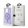 Karl Lagerfeld KLHMP15LSCMKCRHU iPhone 15 Pro 6.1" purple/purple hardcase Silicone Karl&Choupette Heads Ring MagSafe