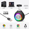 Компьютерные колонки для настольного компьютера/ПК/ноутбука USB Plug-N-Play RGB-колонки, совместимые с Windows/macOS/ChromeOS