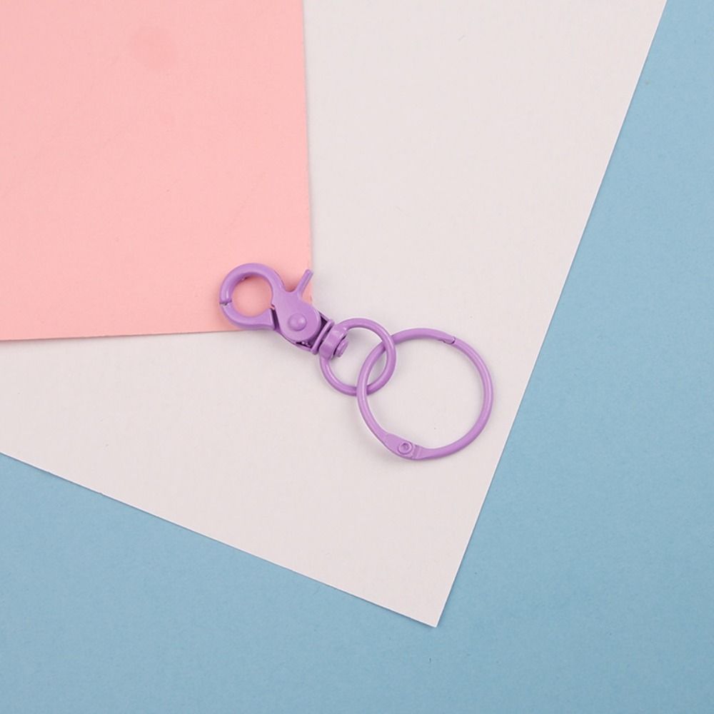 Snap Buckle Hooks Jewelry DIY Buckle Connector Spring Clasp for Keychain Craft Lovers