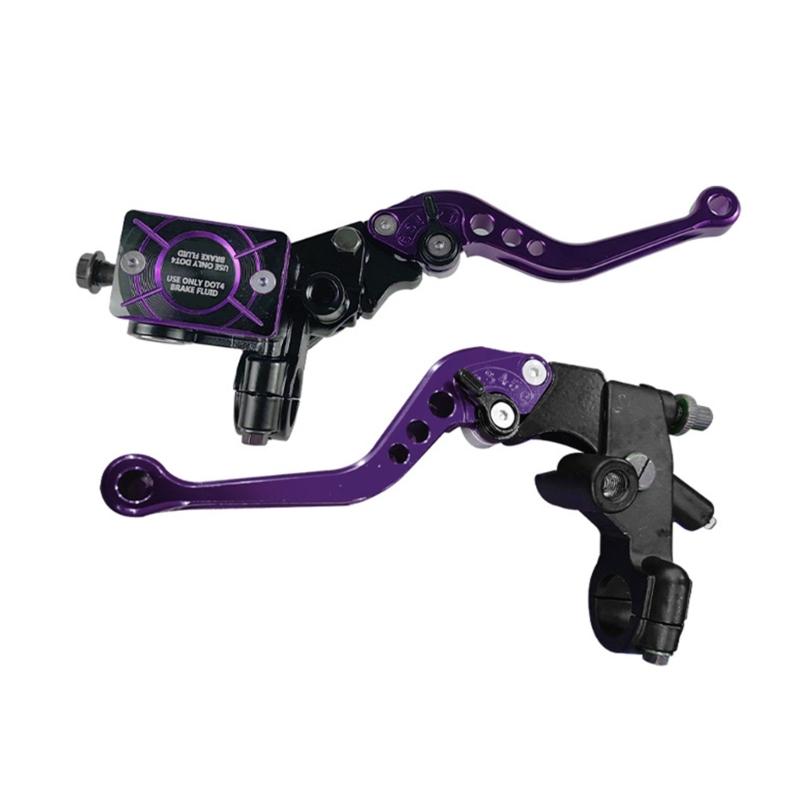 2 шт. рычаги резервуара цилиндра мотоцикла мотоцикл 7/8" тормозной рычаг