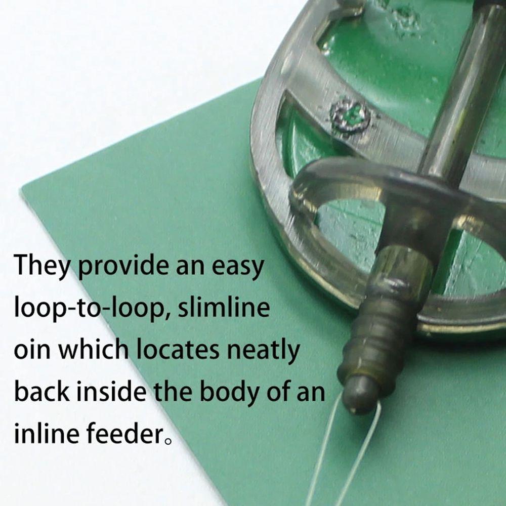 Carp Tackle Equipment Terminal Bead Fishing Rigs Connector Bead Fishing Feeder Line Holder Trough
