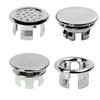 1Pcs Plastic Sink Hole Overflow Cover for Kitchen Bathroom Basin Trim Bath Drain Cap Sink Wash Basin Round Overflow Ring Plug