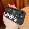 Для iPhone 16 15 14 13 12 11 Pro Max XS Max XR X SE 8 7 мягкий силиконовый чехол с милым рисунком панды для защиты линз