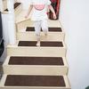 5 Pcs Washable Stair Treads Non Slip Stair Runner with Rubber Backing Residue Free Stair Carpet for Wooden Steps Kids And Pets Safety