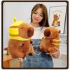Cute Adorable Capybara Plush Toy With Bee Hat Perfect For Birthday Gifts And Collecting
