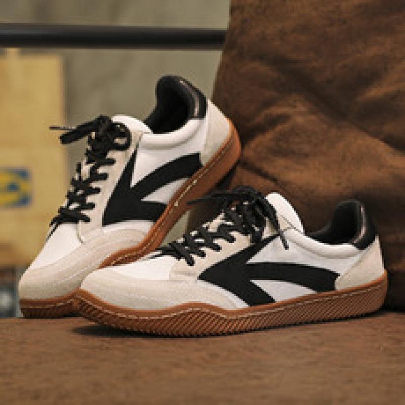 Fashion Retro Casual Shoes for Men Low Top Sports Tennis Shoes Outdoor Lace-Up Footwear Designer Sneakers German Training Baseball Shoes