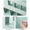 1Pcs Closet Desk Organizer Acrylic Shelf Divider New Book Stand  Book