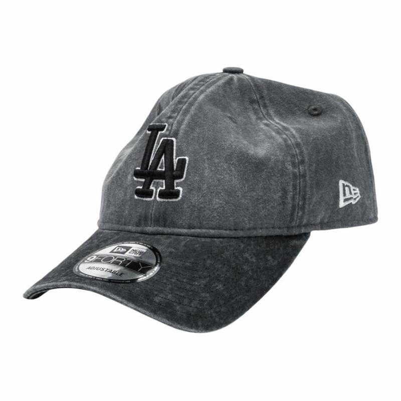 New Era Niu Yihua Autumn MLB Baseball Hat Retro Embroidery Old Washed Versatile NE940 Cotton Peaked Cap Unisex Couple Style Gray 14561828