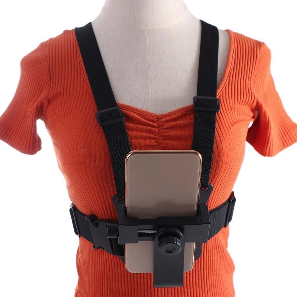 Strong Stability Chest Strap Fixation Bracket Mobile Phone Chest Strap Mount Sport Camera