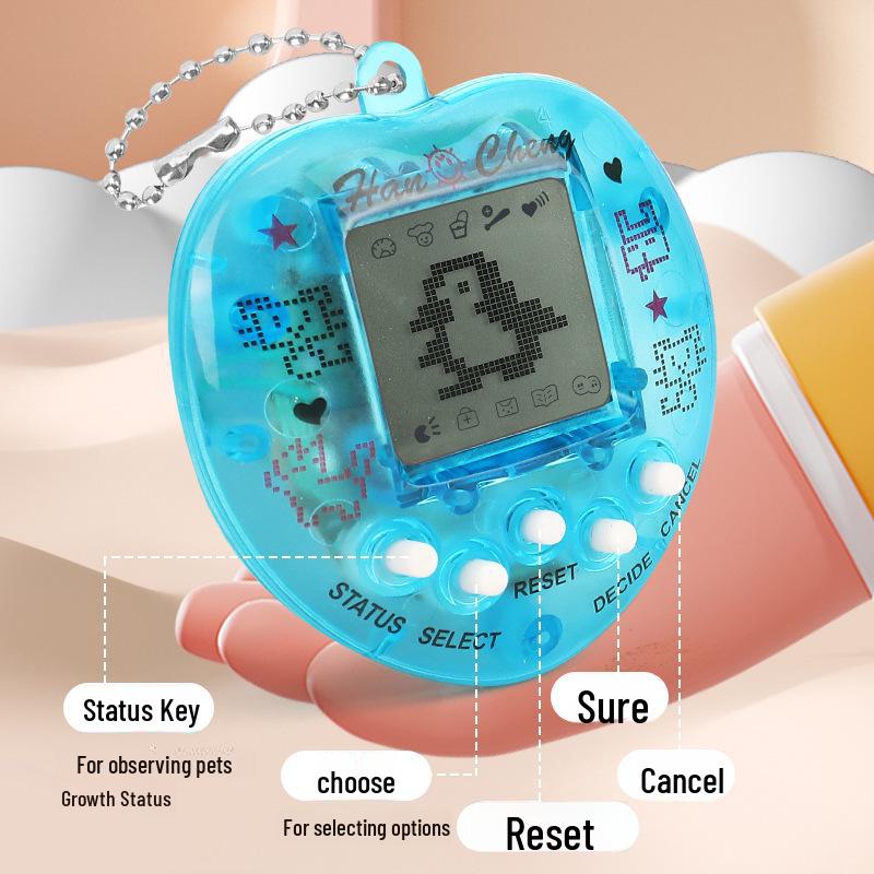 Портативная мини-электронная игровая консоль для детей с домашними животными — ностальгическая развивающая игрушка и подарок-украшение