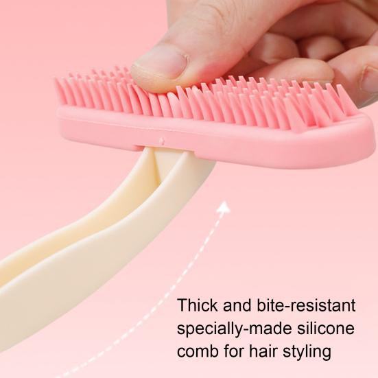 Dog Hair Remover Brush Pet Comb for Dogs And Cats Silicone Soft Teeth Massage Comb Grooming Bath Brush Pet Supplies