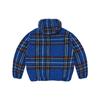 Palace Двусторонняя флисовая куртка в клетку, синяя, унисекс, верхняя одежда P25JK129