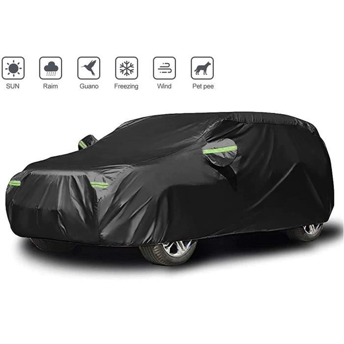 Protective Cover - Black - 480x180x150 Cm - Anti UV - Waterproof - Universal