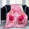 1pc Piglet Blanket Cute Piggy Throw for Room Decor, Soft Coverlet for Bed, Couch, Car, Travel, Camping, Office Nap