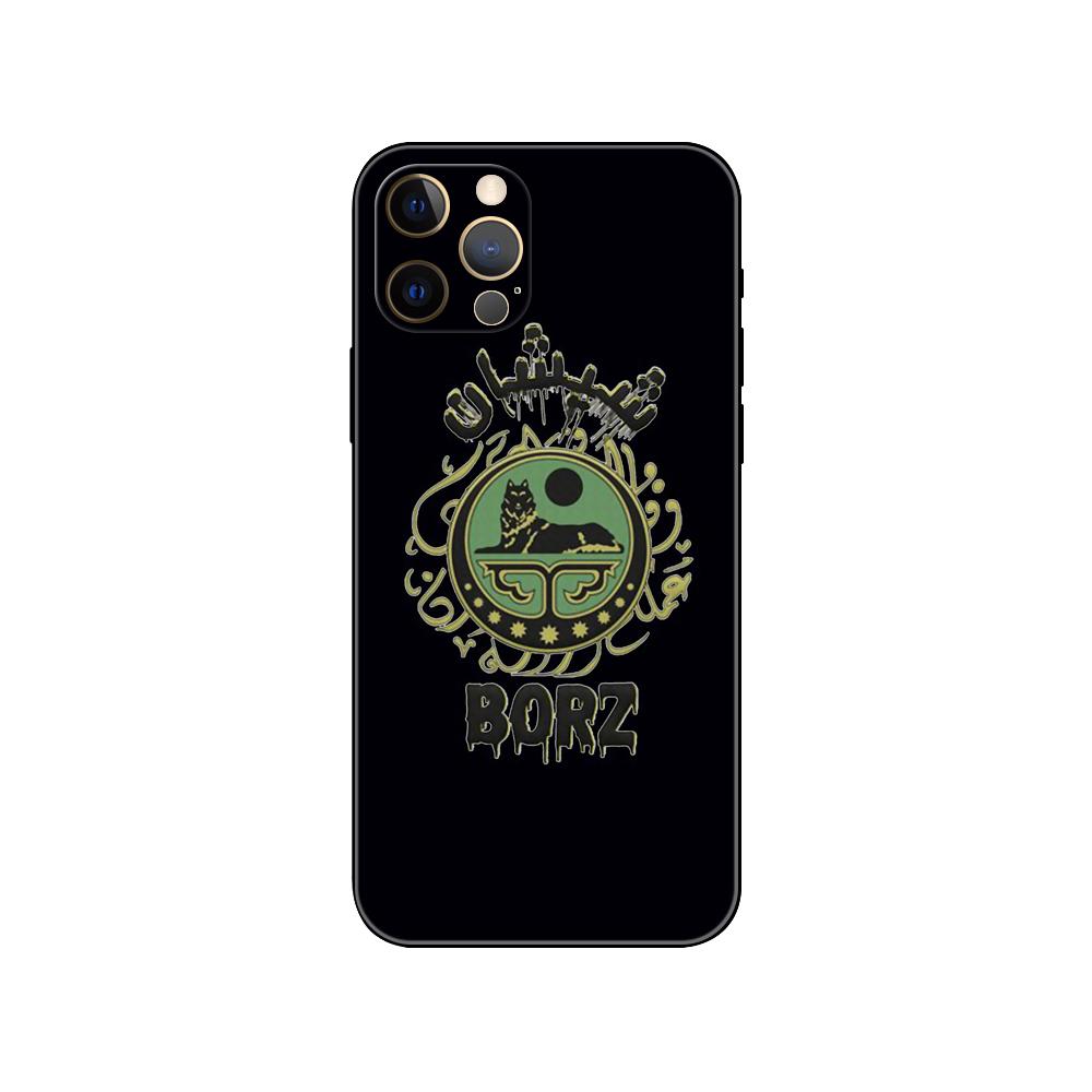 Chechen Coat Of Arms Phone Case for Iphone 5 5s 2020se 6 6s 7 8 Plus X 10 XR XS 11 12 13 Mini Pro MAX Black Tpu Back Cover