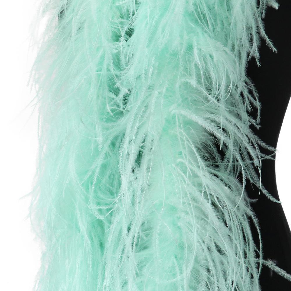 DIY 0,5 метра Толстая боа из страусиных перьев 2-20 слоев Лента Шитье Платье Шарф Шаль DIY Карнавал Свадебная вечеринка Одежда Декор юбки-перья