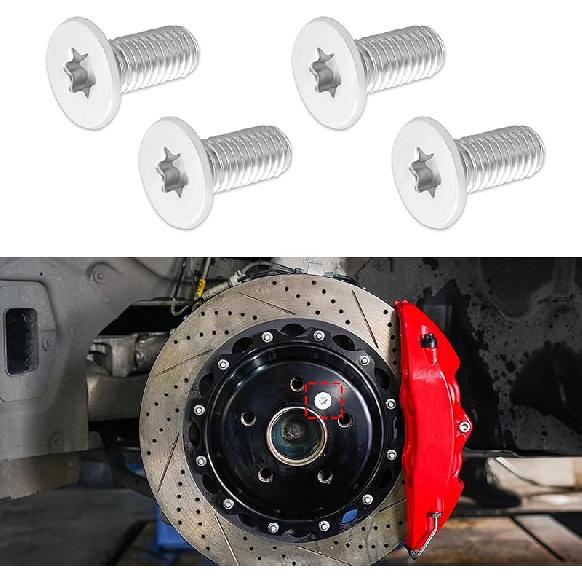 8PCS Stainless Steel Brake Disc Rotor Screws, Brake Rotor Bolt, Brake Rotor Screw Replacement OEM#11609271 Compatible With Buick,Chevry Suburban