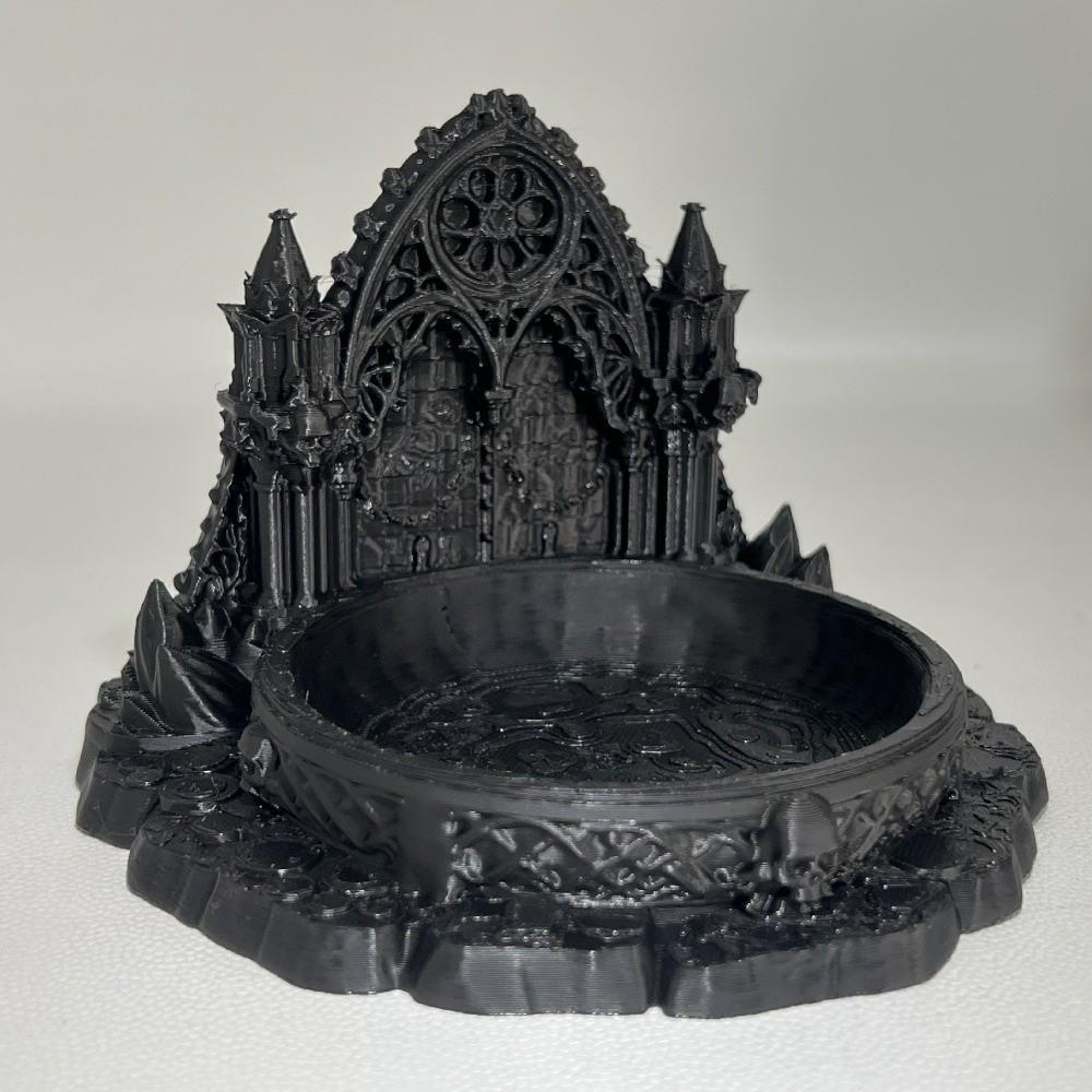 3D Printed Jewelry Storage Tray Retro Gothic Style Decorative Tray  Home Storage