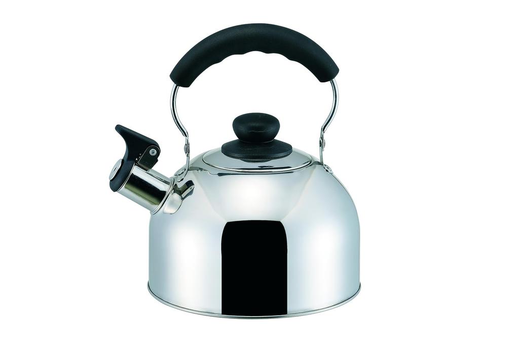 Pearl Metal Whistling Stainless Smart Choice Kettle, 2.4L, Steel, HB-6195