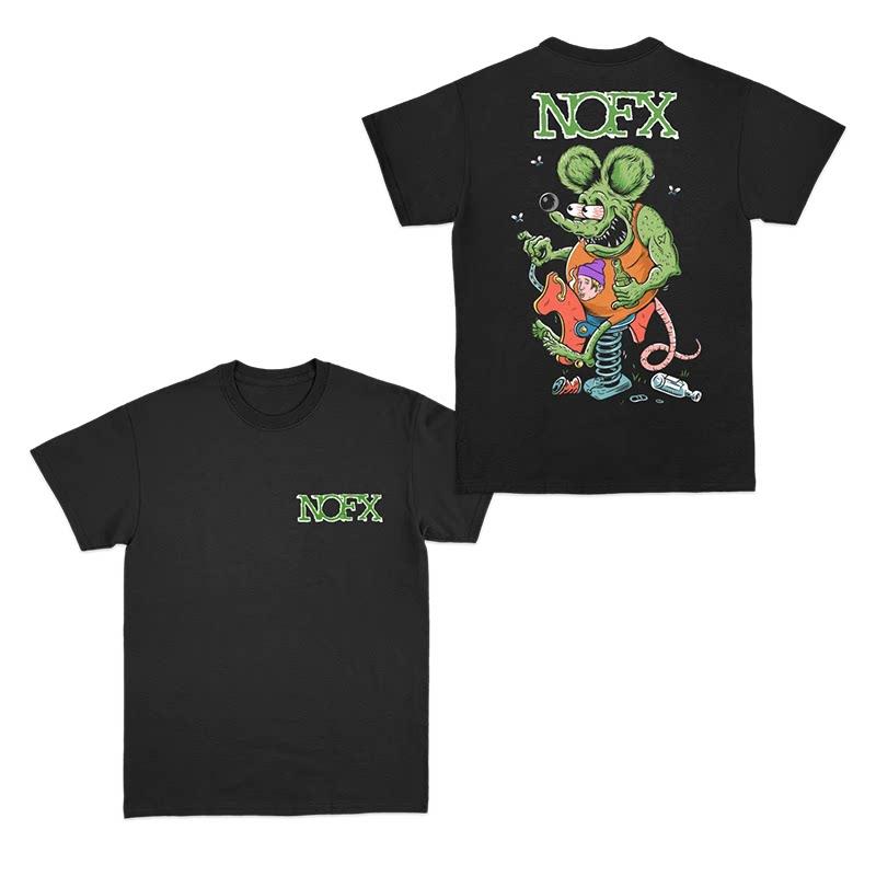 NOFX Punk Band Album Rock Shark Casual Tshirt Mens and Womens Luxury Band Brand