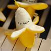 Yellow Peeled Banana Mobile Phone Pendant Cute Plush Toy Fried Chicken Nuggets Creative Wedding Gifts