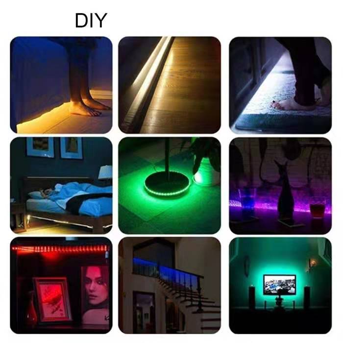 LED Light Strip 12V Battery Box Tape Light Christmas Desk Decor Lamp Tape for TV Background Lighting 5M 4M 3M 2M 1M 0.5M