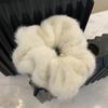 Fluffy Women Hair Rope Plush Hair Accessories New Large Scrunchies  Autumn Winter