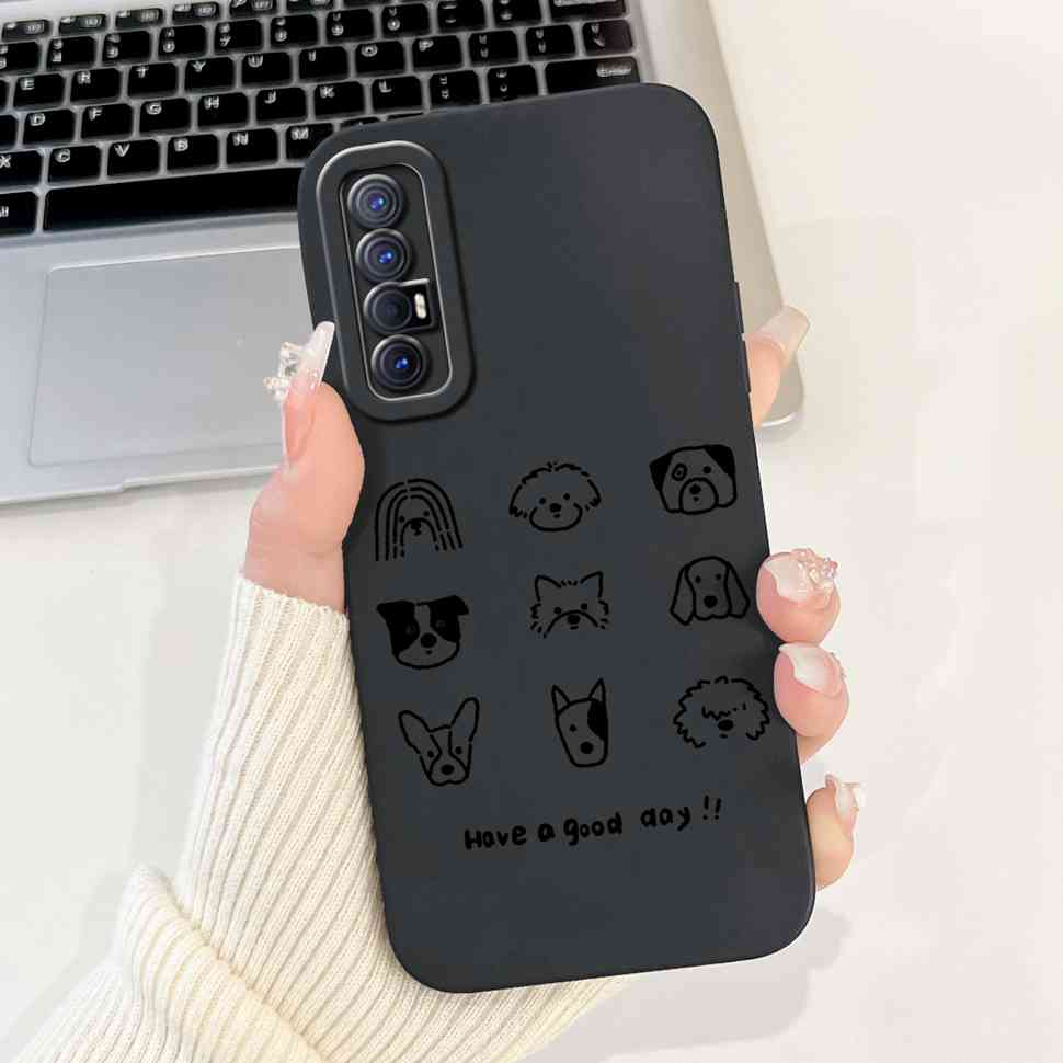 Новый Дизайн Чехол Для Oppo Reno3 Pro 5G CPH2009 Защитный Силиконовый Мягкий ТПУ Для Oppo Reno 3 Reno3 Pro 5G Чехол Оболочка Чехол