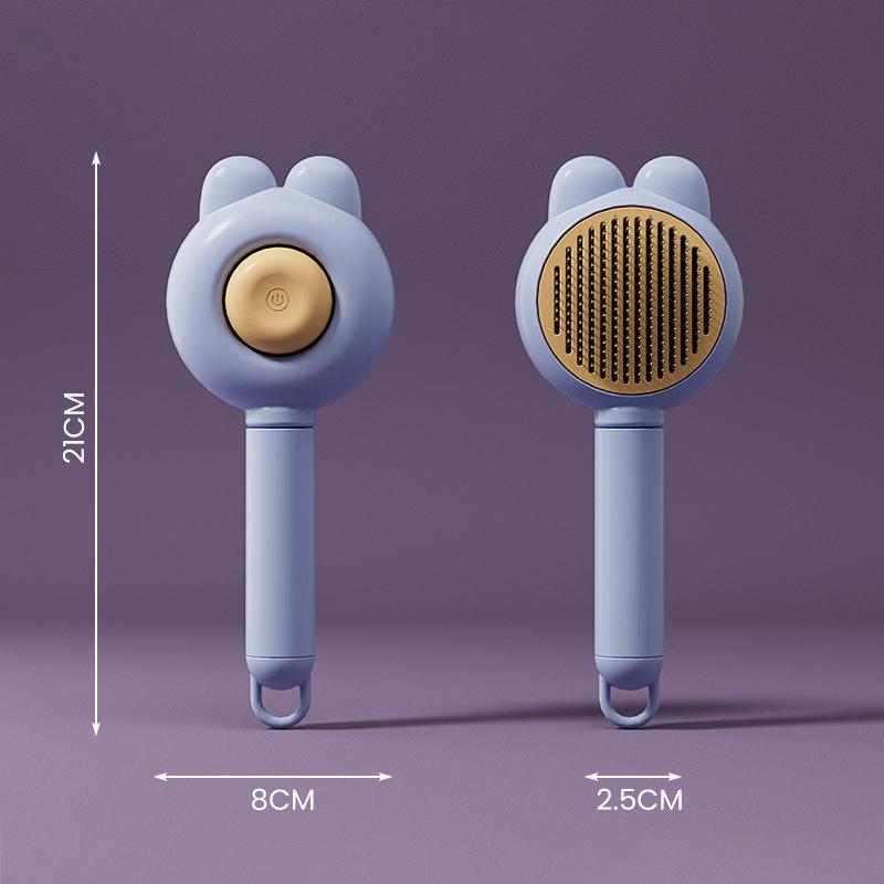 Многофункциональная щетка для удаления подшерстка, щетка для собак и кошек, массажная щетка для вычесывания спутанной шерсти, расческа для шерсти домашних животных, самоочищающаяся щетка для ухода за домашними животными