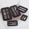 10 шт./лот 3-5 см высококачественная ветровка пальто ремень пуговица черный кофейный прямоугольный пластиковый ремень пряжка аксессуар