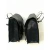 Bags 2 Saddlebag Luggage Bag Bag For Biker's Black Leather Motorcycle Saddle