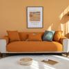 Four Seasons Universal Sanded Fabric Quilted Embroidered Sofa Cushion Modern Simple Solid Color Sofa Cushion Towel.