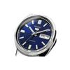 Seiko 5 Серия Прозрачная задняя крышка Светящиеся Водонепроницаемые Автоматические Механический механизм Стальной ремешок Мужские часы Синие SNXS77