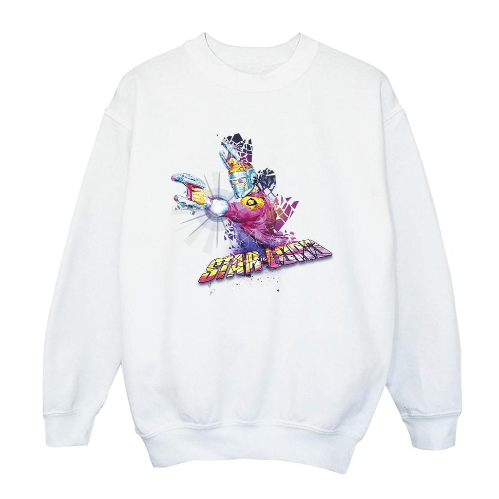 Marvel Boys Guardians Of The Galaxy Abstract Star Lord Sweatshirt