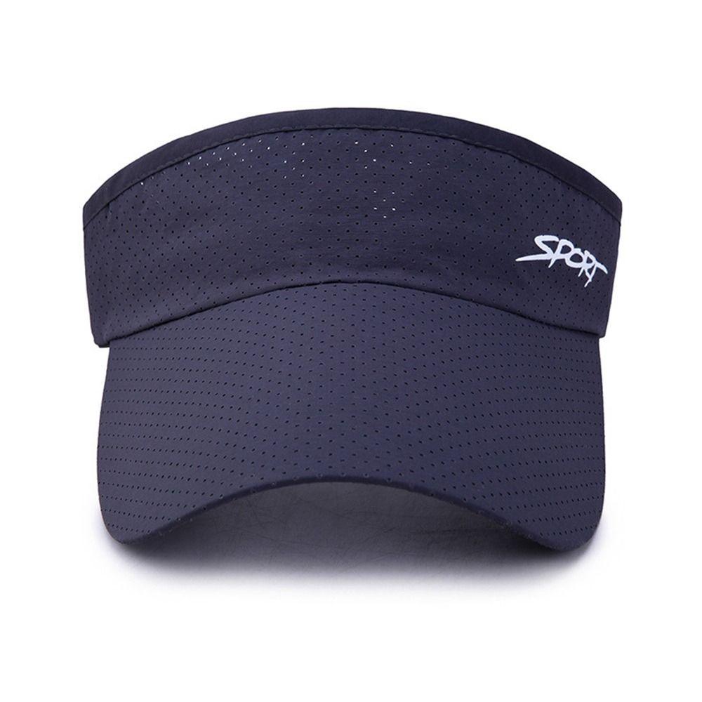Sports Solid Color Sunscreen For Men UV Protection Empty Top Hat Sun Hat Korean Style Hat Women Cap