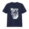 Misfits Pushead Eyeball Black and White T Shirt Mens Licensed Rock N Roll Music Retro Design vintage Washed Comfortable Stylish