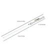 Engine Oil Dipstick, Driver Side Metal Dipstick Tube Fit for SBC Chevy 283 305 307 327 350 383 400 1955-1979 Silver