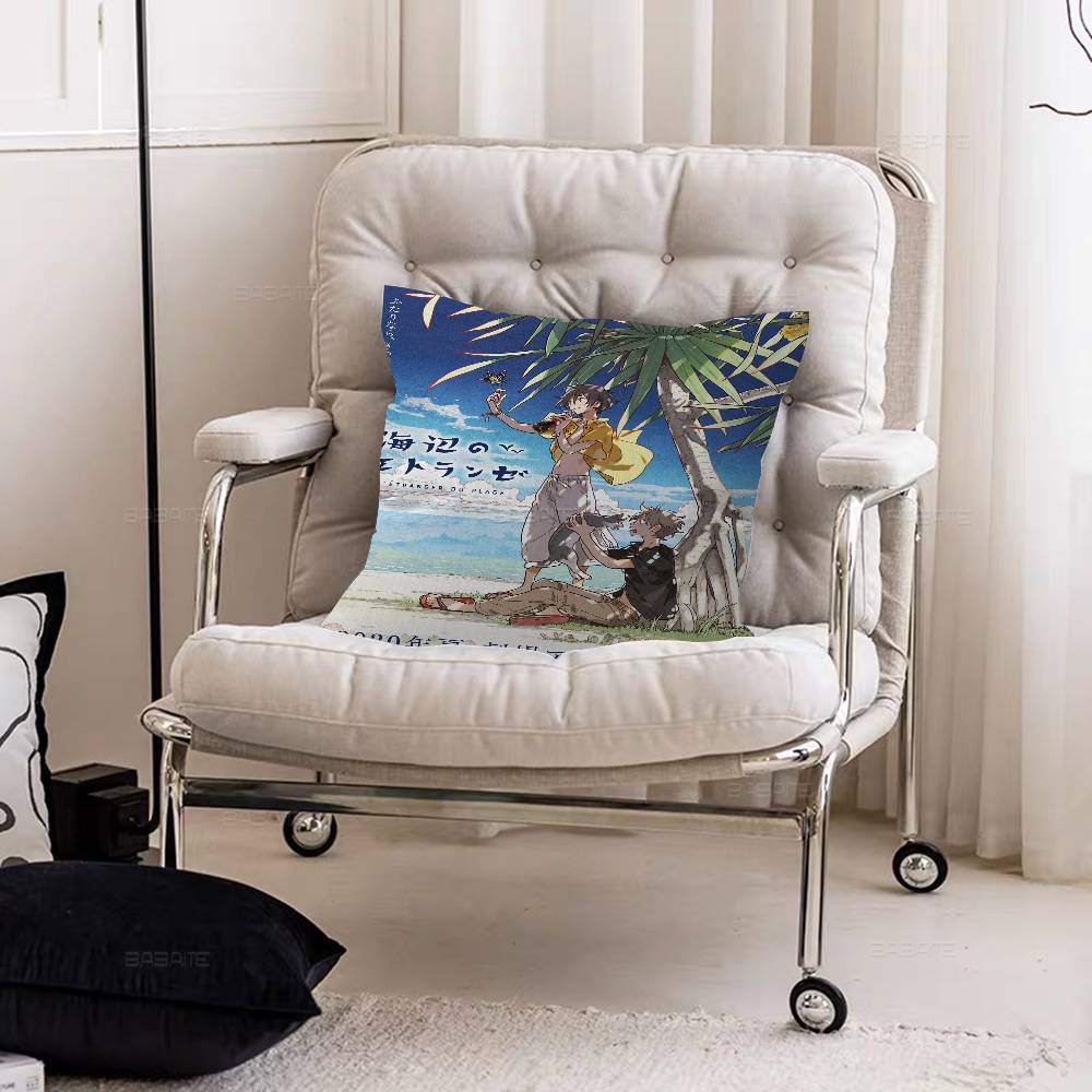 Umibe No Etranger Stitch Lucky Dragon pillow cover sofa cushion cover home room decoration children gift