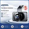 1440P HD Wireless Dual Dash Cam with Night Vision, Front & Rear Recording, Mobile App, Reversing Image